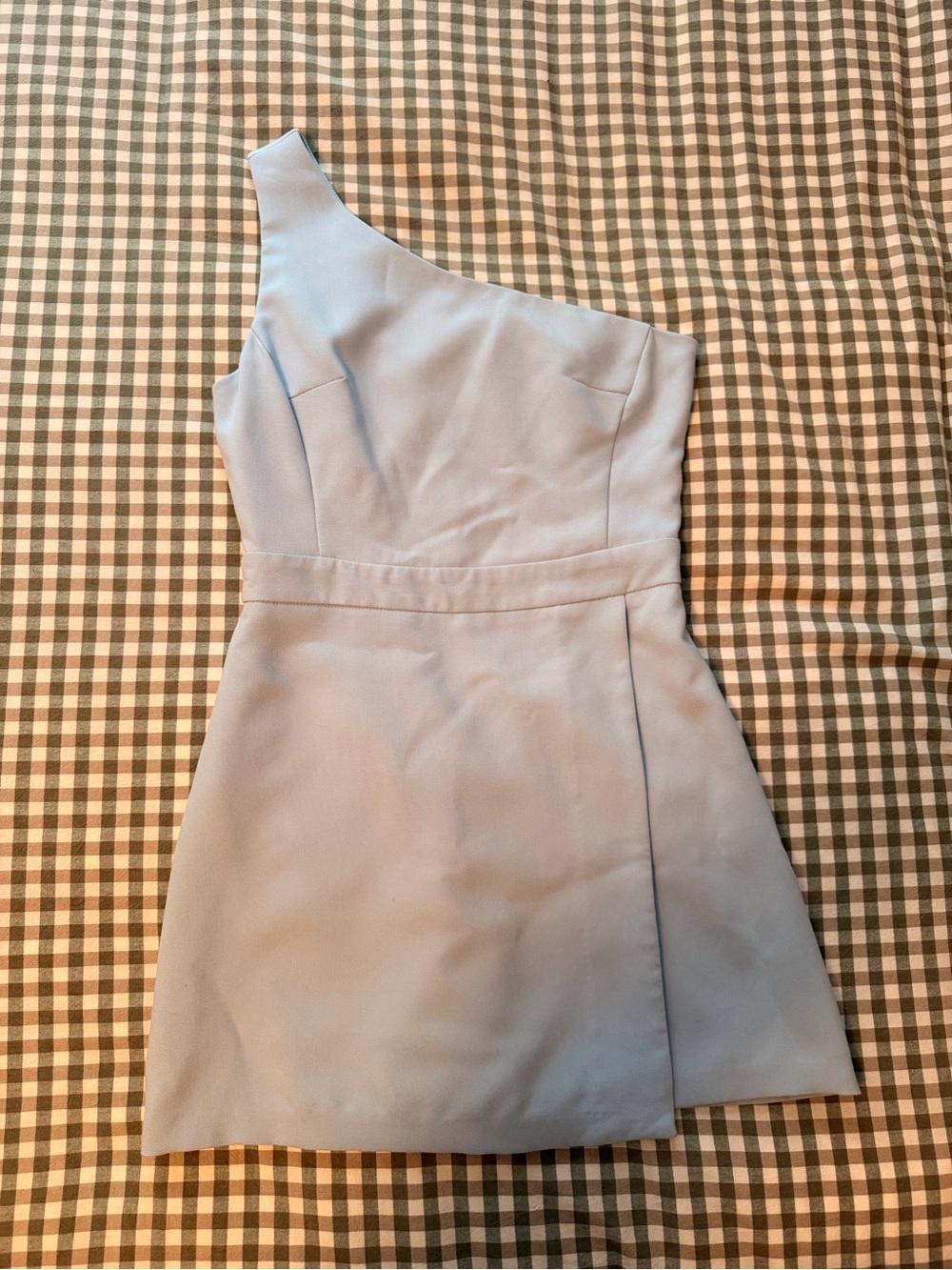 DO+BE Pastel Blue One-Shoulder Mini Dress / Romper